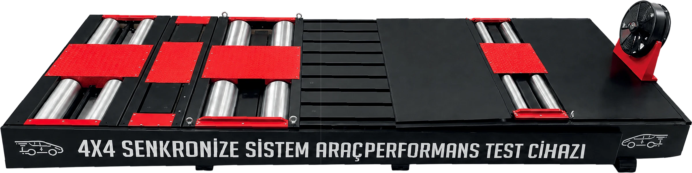4x4 senkronize sistem araç performans test cihazı