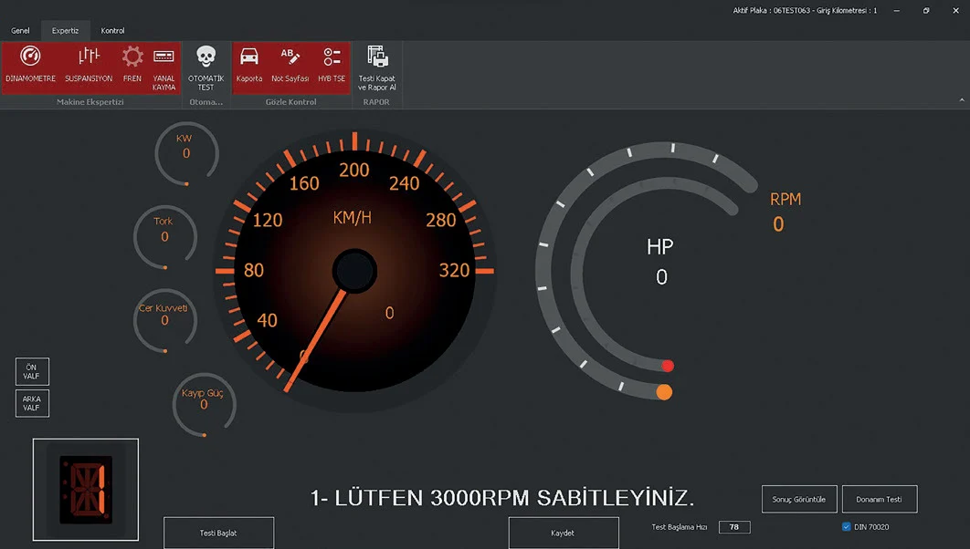 Otobil V3 yazılım arayüzü